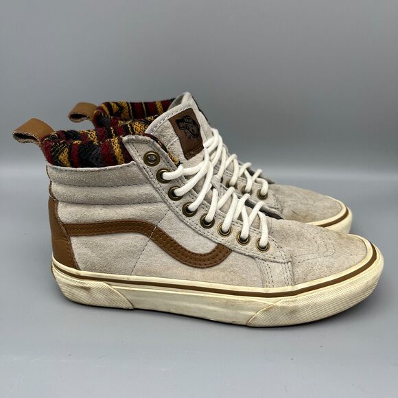 Vans Other - VANS Sneakers Men 5.0 / Women 6.5 Gray High Top Athletic Lace Up Scotchgard‎